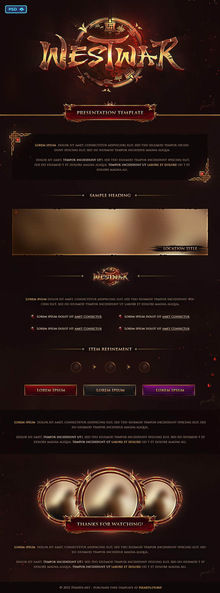 Metin2 Server Presentation Template - Westwar