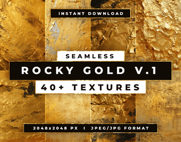 Rocky Gold - Seamless Textures & Patterns V.1