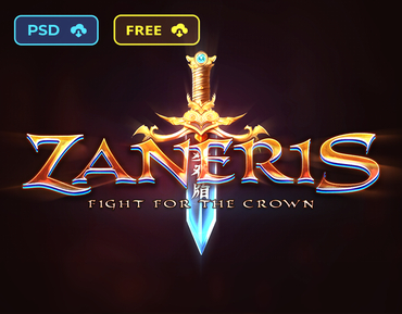 Zaneris - Mmorpg Editable Game Logo Template