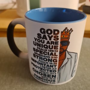 "God Says You Are Unique" Colour Changing Magic Mug