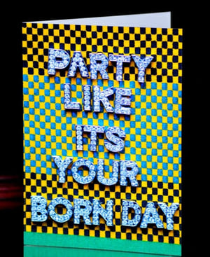 Born Day Birthday Card