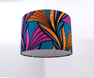 african print lampshade