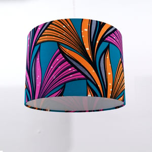 african print lampshade