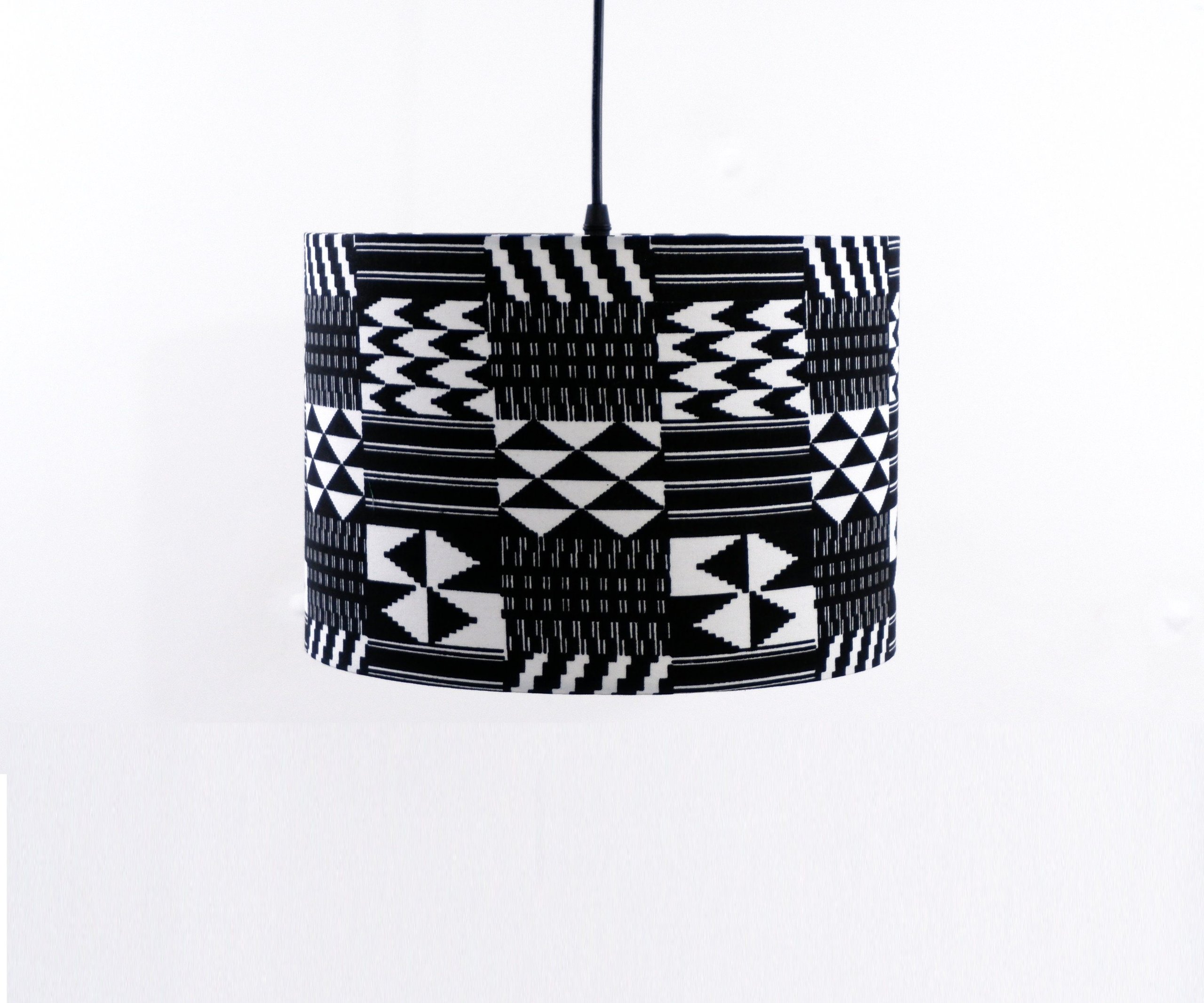 Black and White Lampshade