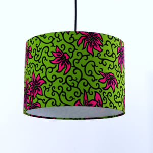 Green Drum Lampshade