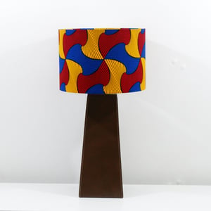 African Print Table Lampshade