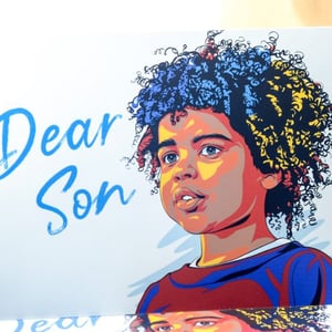 Dear Son Greetings Card