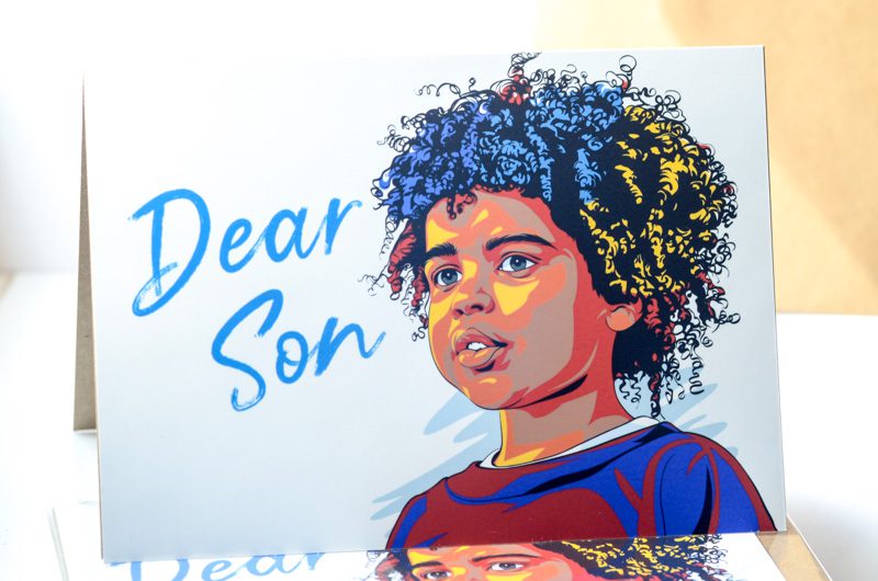 Dear Son Greetings Card