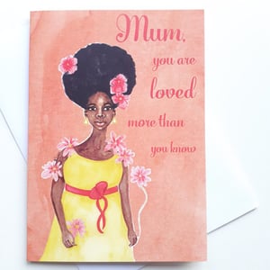 Black Mother's Day Card for New Mums