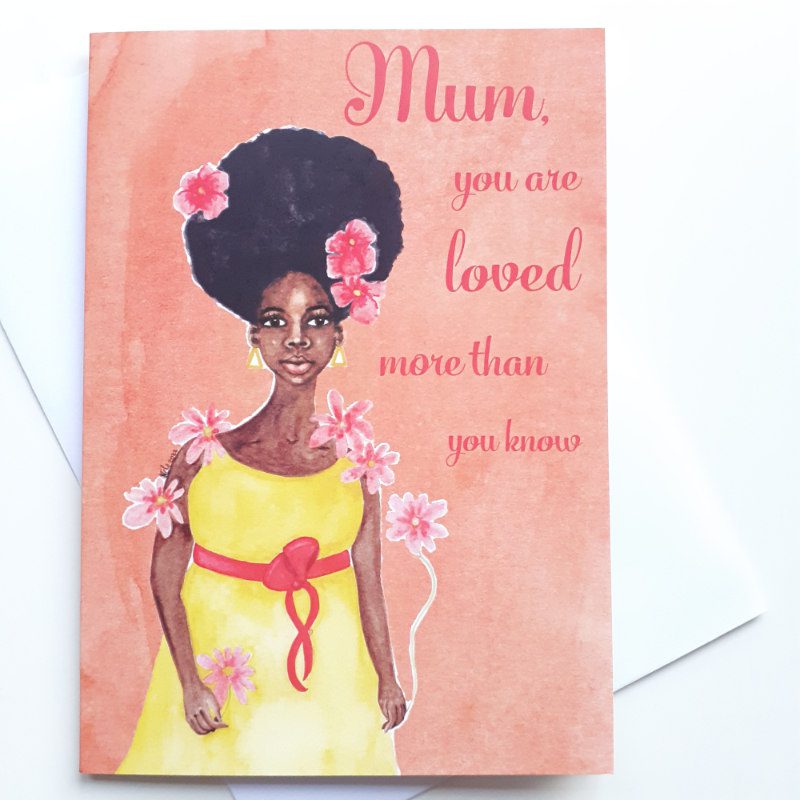 Black Mother’s Day Card for New Mums