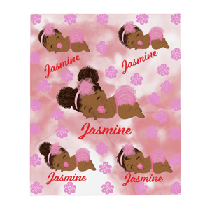 Personalised Baby Girl Blanket