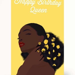 Birthday Queen Card