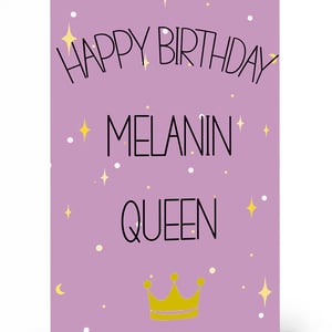 Melanin Queen Card