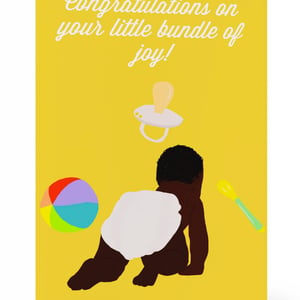 Congratulations - Bundle of Joy Card