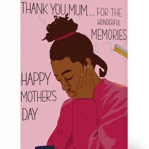 Thank You Mum Card - The Memories