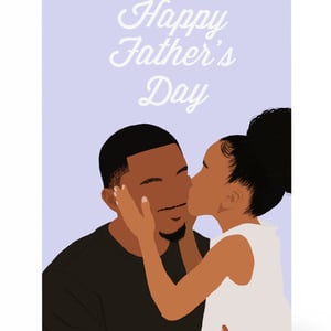 Father and Daughter Card