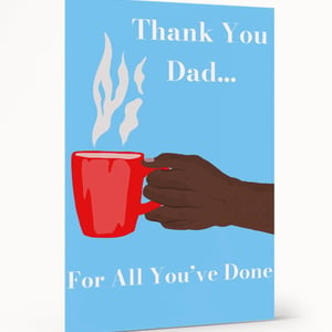 Thank You Dad Card