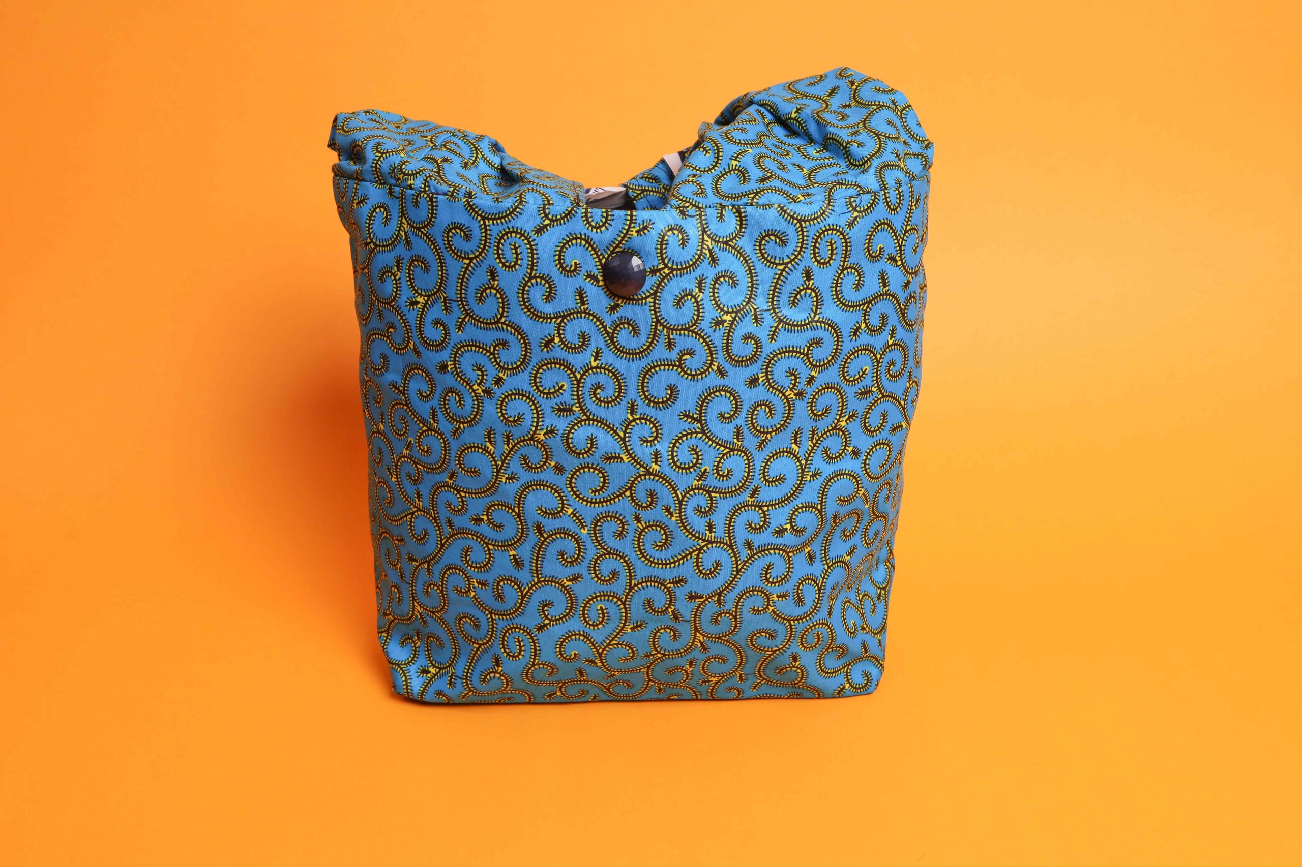 Handmade Fabric African Print Bag Wakuda