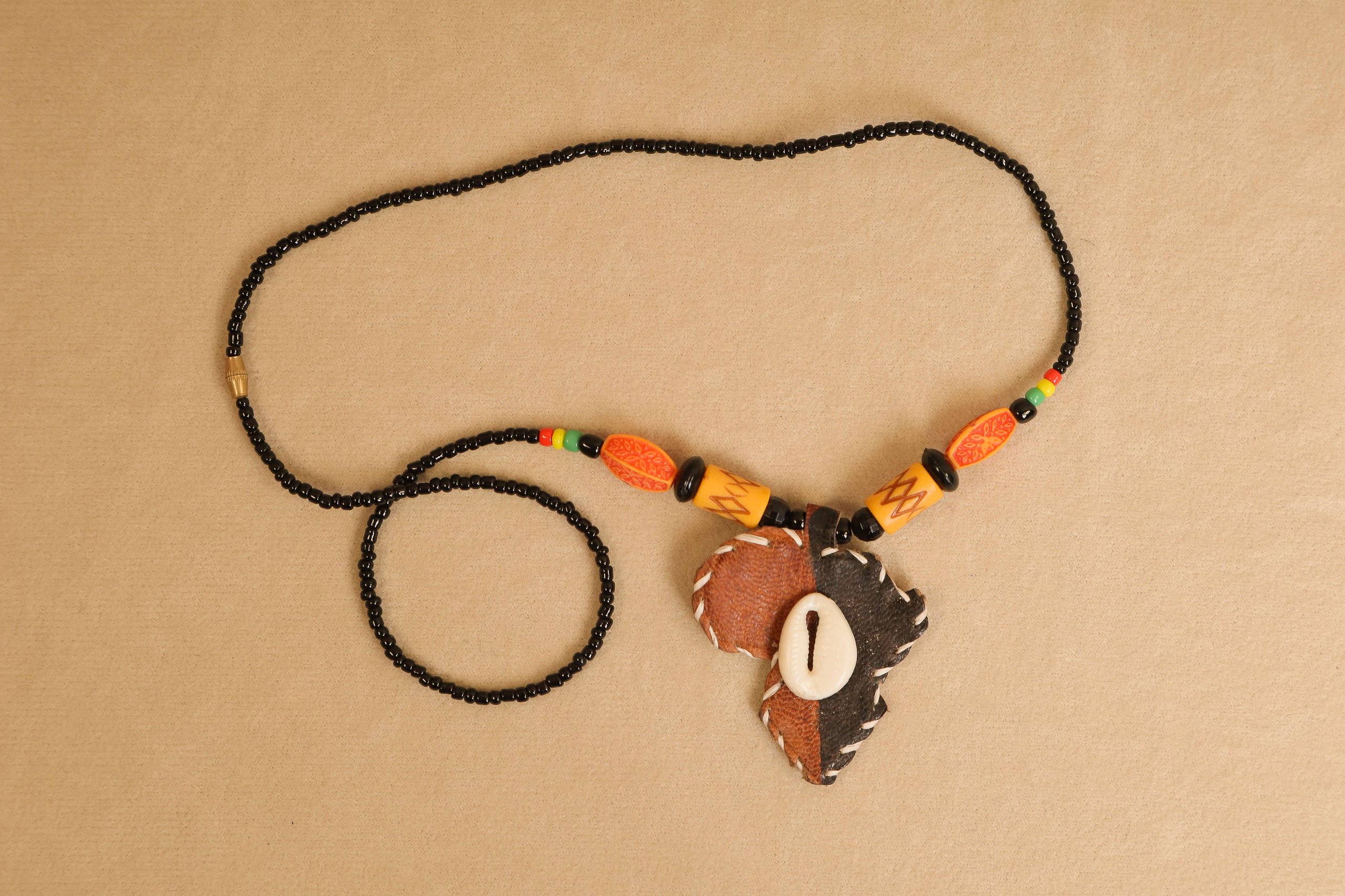 Handmade African Bead Necklace