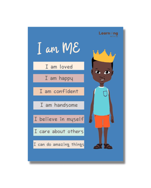 I am ME Positive Affirmation Poster (Jeremiah)