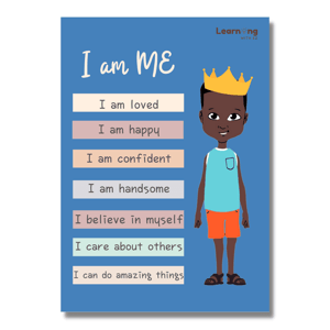 I am ME Positive Affirmation Poster (Jeremiah)