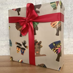 Headwrap wrapping paper - 2 sheets