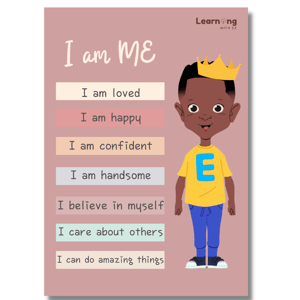 I am ME Positive Affirmation Poster (Ez)