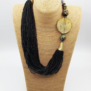 Brass Medallion Handmade African Necklace