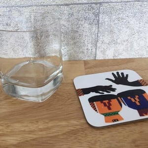 Drummer coasters - pack of 4