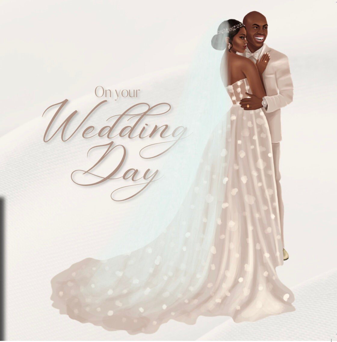 Wedding Day – Silk & Veil Card