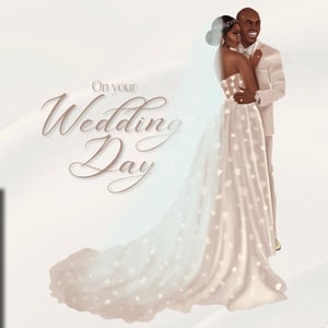 Wedding Day - Silk & Veil Card