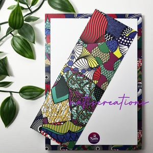 African Print Wax Afrocentric Bookmark