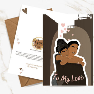 Young Love - Black Couples Card