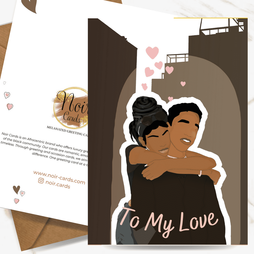 Young Love Greeting Card - Noir Cards 2