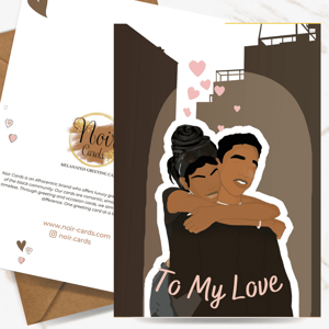 Young Love - Black Couples Card