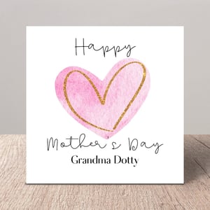 Personalised Grandma Mothers Day Card