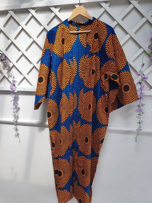 African Print Kimono Style Jacket - One Size