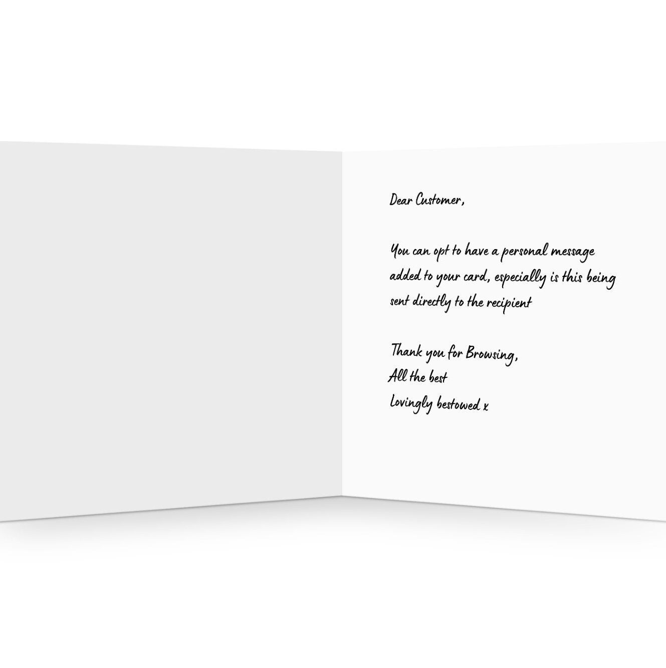 Personalised Baptism Card for her
