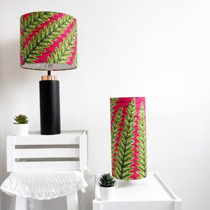 African Print Lampshade - Fern