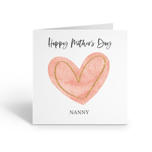 nanny mothers day card