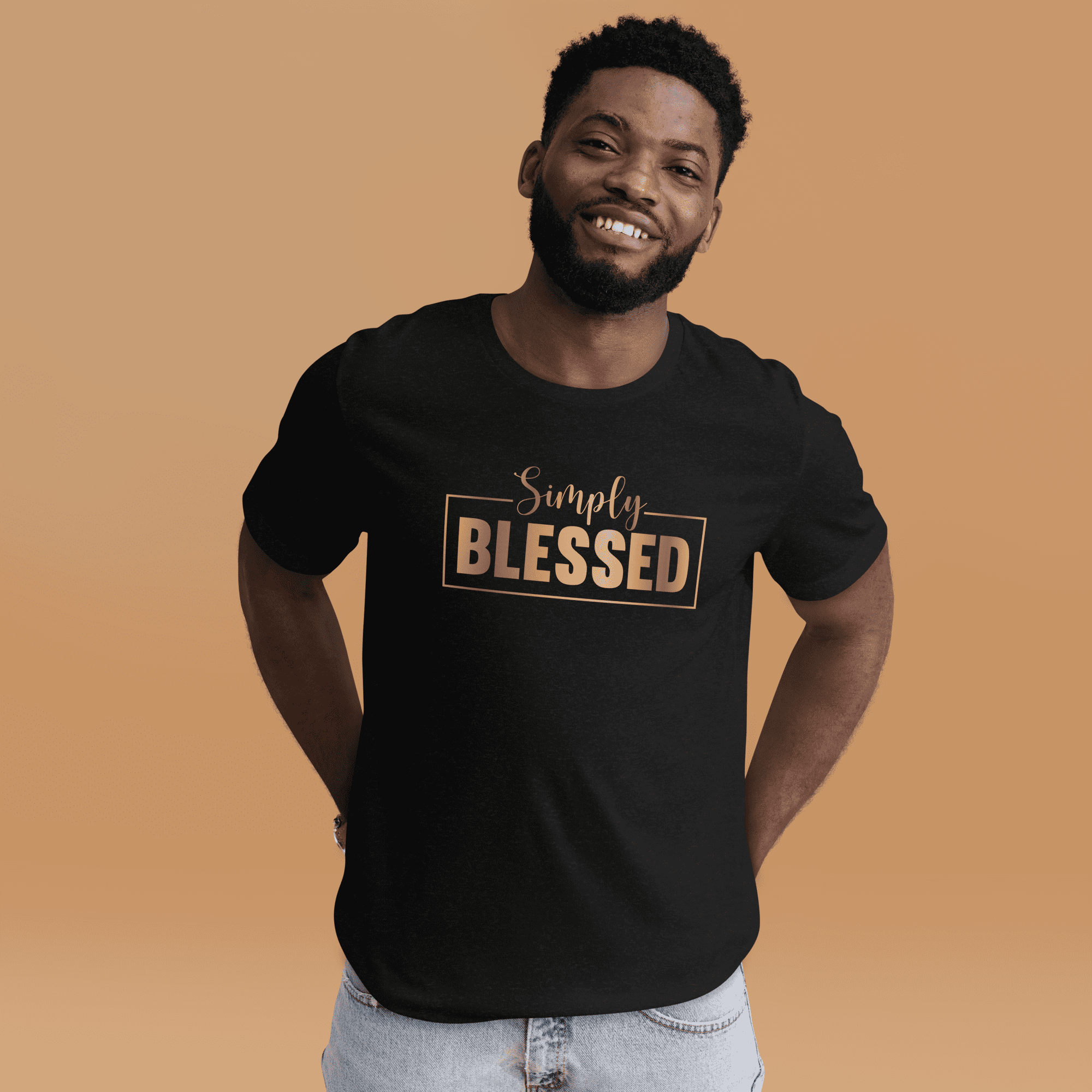 Simply Blessed Christian Faith Unisex T Shirt Wakuda