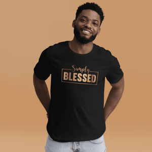 Simply Blessed Christian Faith Unisex Tshirt