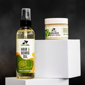 Apricot & Passion Fruit Hair and Beard Oil & Avocado & Cucumber Balm
