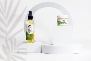 Apricot & Passion Fruit Hair and Beard Oil & Avocado & Cucumber Balm
