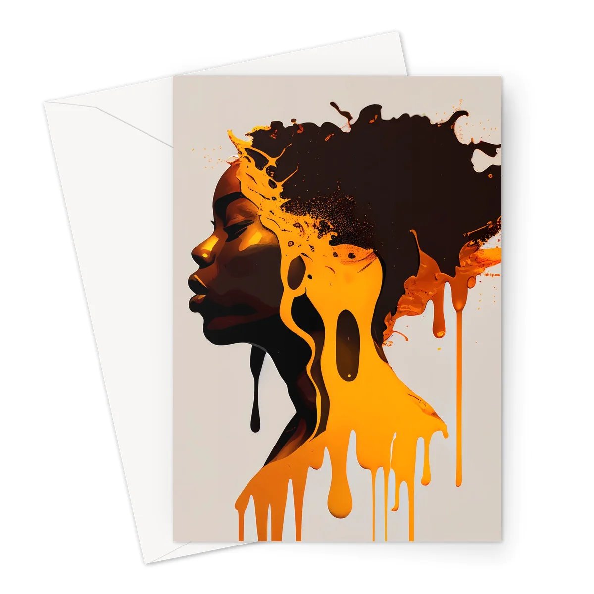 Able – Black Greeting Card