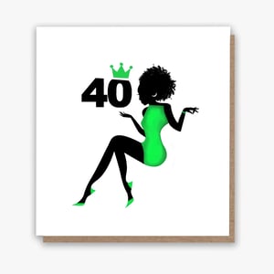 Happy 40th! Birthday Card