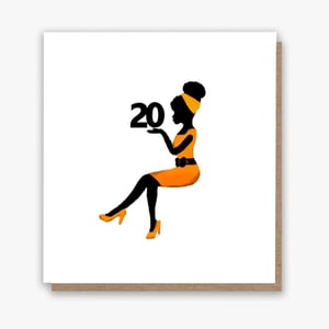 20! Embracing Adulthood Greeting Card (O)