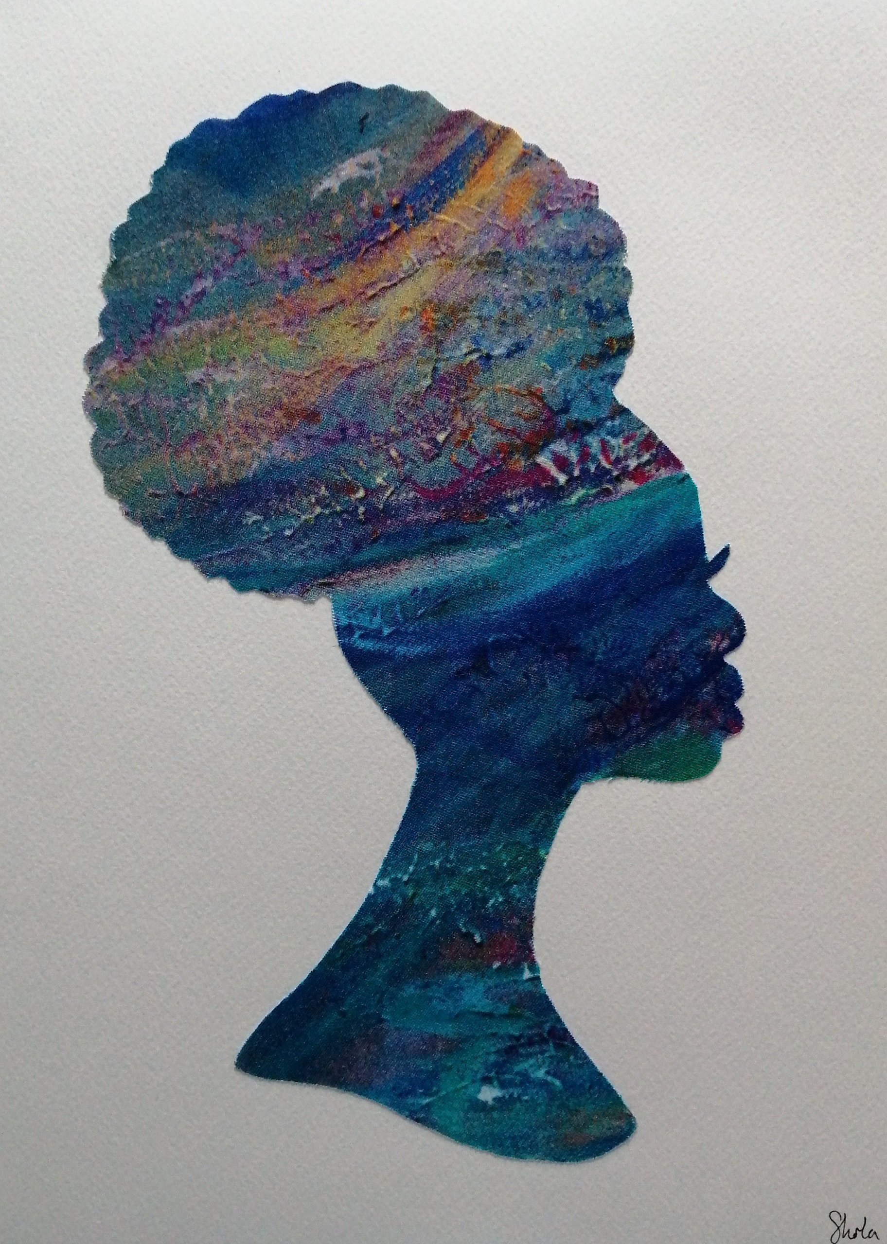 A3 Handmade Art Print – Nubian Princess