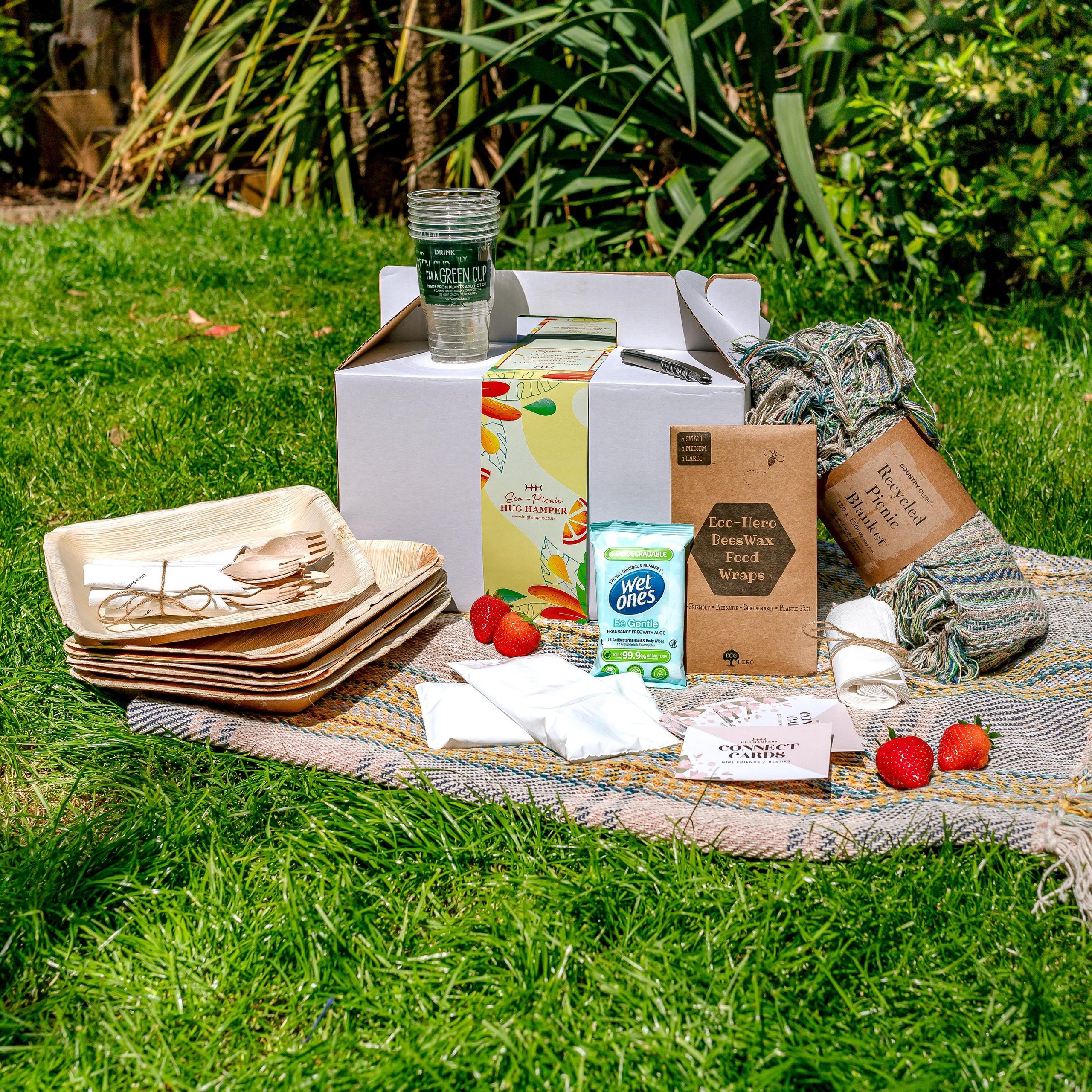 Eco-Picnic Hug Hamper, Picnic Hamper for 6 people