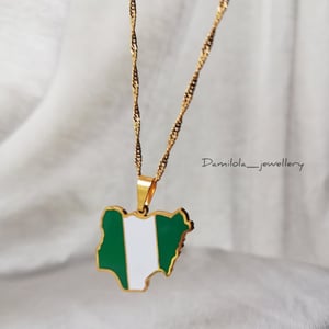 Nigeria Flag Necklace - 'Unity and Faith'